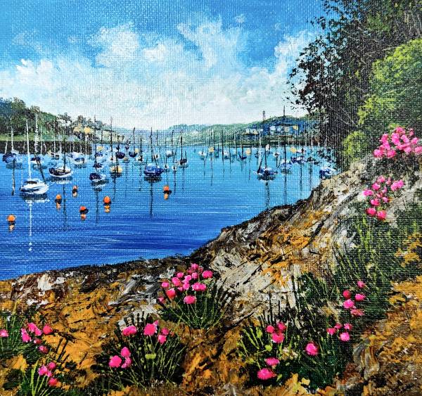 - Acrylic on Canvas, Painting by Liz Newbery, measuring 15 x 15 cm (H x W) £65